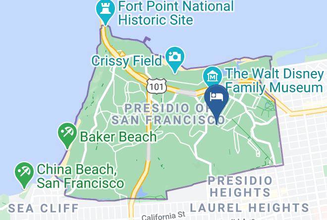 San Francisco - Inn At The Presidio Maps