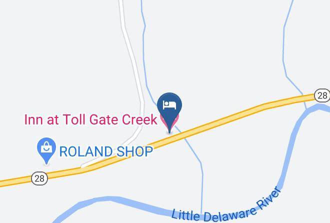 Delaware - Inn At Toll Gate Creek Maps