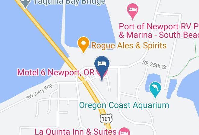 Lincoln - Motel 6 Newport Or Maps