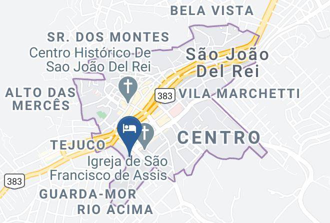 Sao Joao Del Rei - Pousada Beco Do Bispo Maps