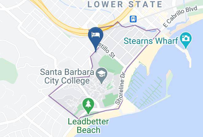 Santa Barbara - Inn By The Harbor Maps