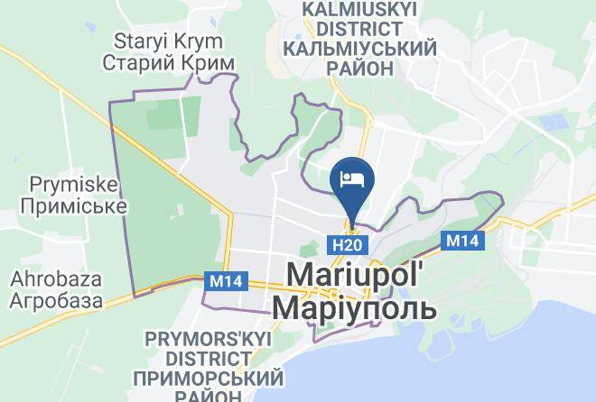 Mariupol - Inn Gusy Lebedy Maps