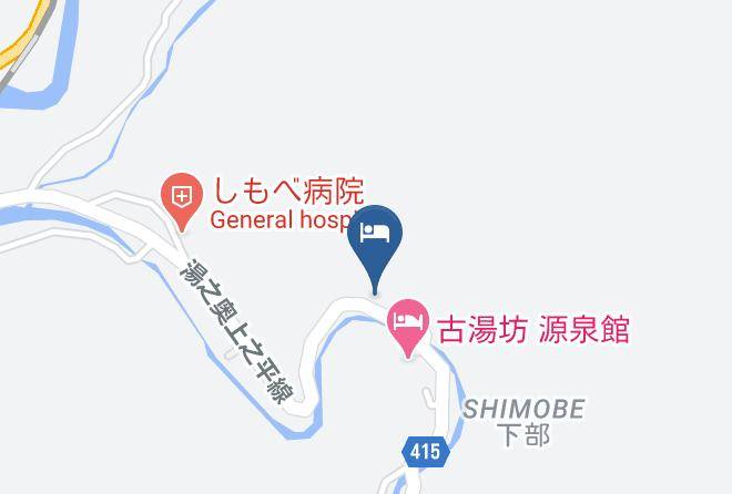 Minobu Townminamikoma District - Inn Hotel Of Health And Shun'irodori Morita Maps