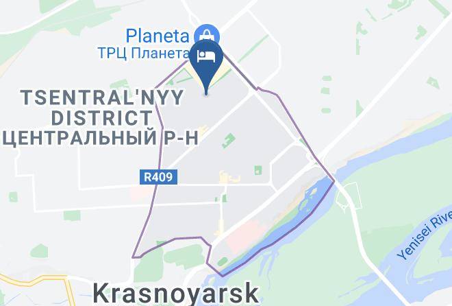 Krasnoyarsk - Inn Kvartirov Vzletka Maps