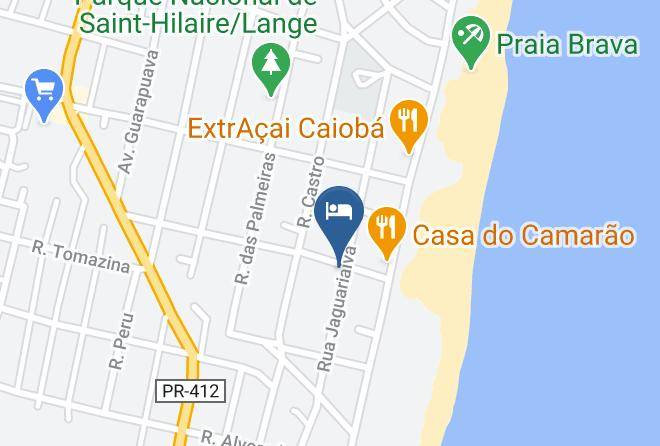 Matinhos - Pousada Maui Caioba Maps