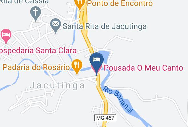Santa Rita De Jacutinga - Pousada O Meu Canto Maps