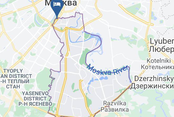 Moscow - Inn Na Leninskom Prospekte Maps