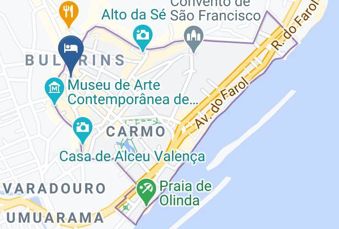 Olinda - Pousada Dos Quatro Cantos Maps