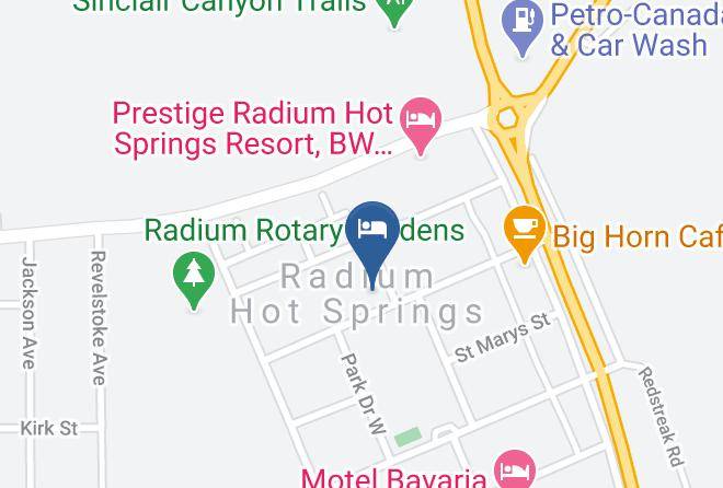 East Kootenay - Inn On Canyon Maps