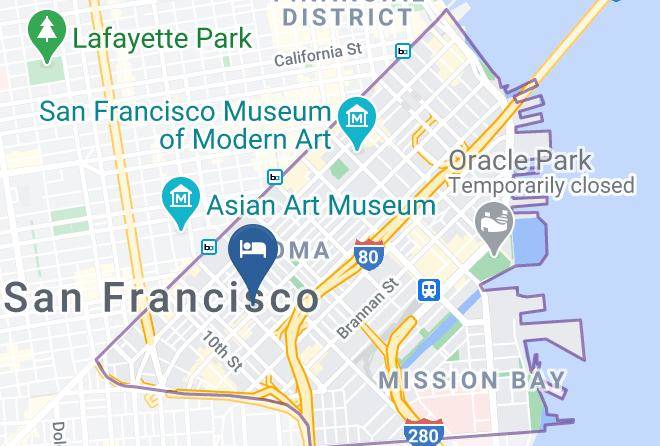 San Francisco - Inn On Folsom San Francisco Maps