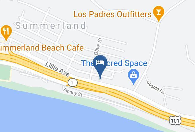 Santa Barbara - Inn On Summer Hill Maps