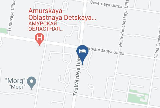 Inn On Teatral'naya 199 Map