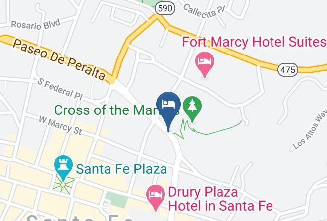 Santa Fe - Inn On The Paseo Maps