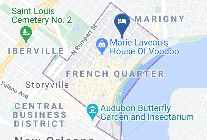 Orleans Par - Inn On Ursulines Maps