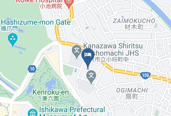 Kanazawa City - Inn & Restaurant Atsushi Maps