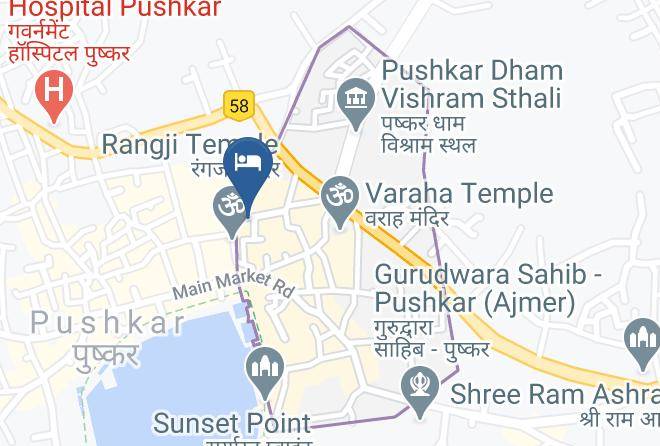 Pushkar - Inn Seventh Heaven Maps