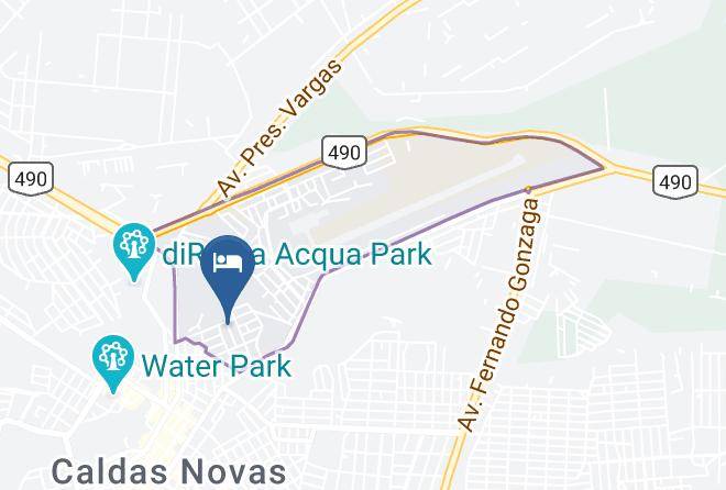 Caldas Novas - Pousada Sao Joao Bosco Maps
