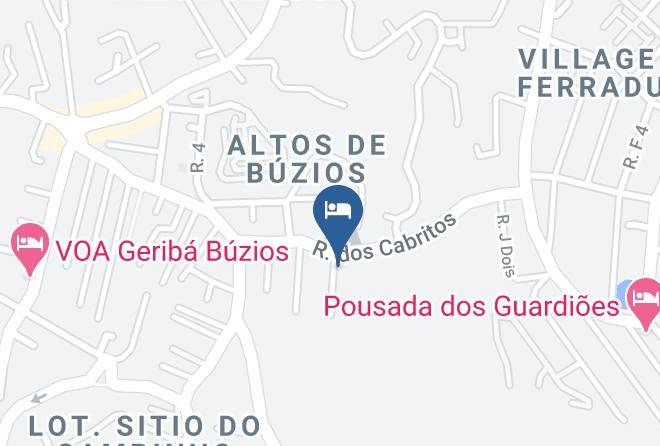 Buzios - Pousada Tres Pescadores Maps
