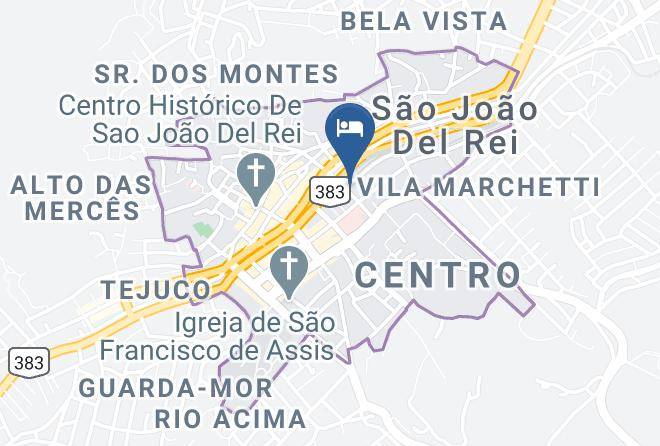 Sao Joao Del Rei - Pousada Estacao Do Trem Maps