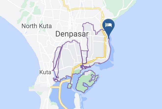 Denpasar - Inna Bali Beach Garden Maps