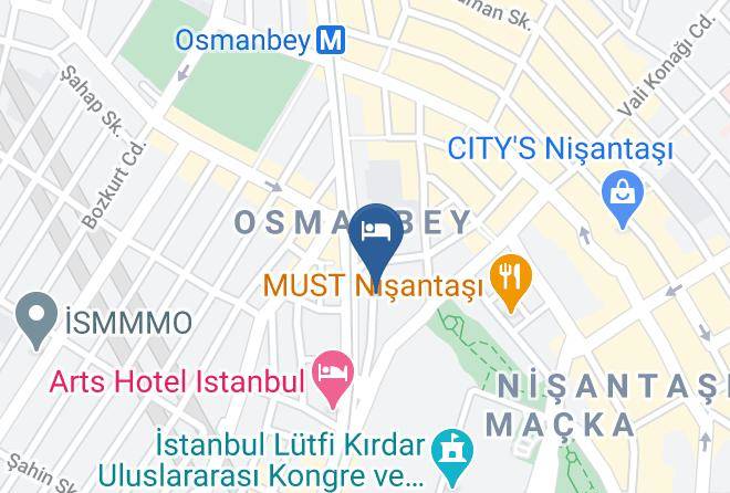 Inncity Hotel Nisantasi Map