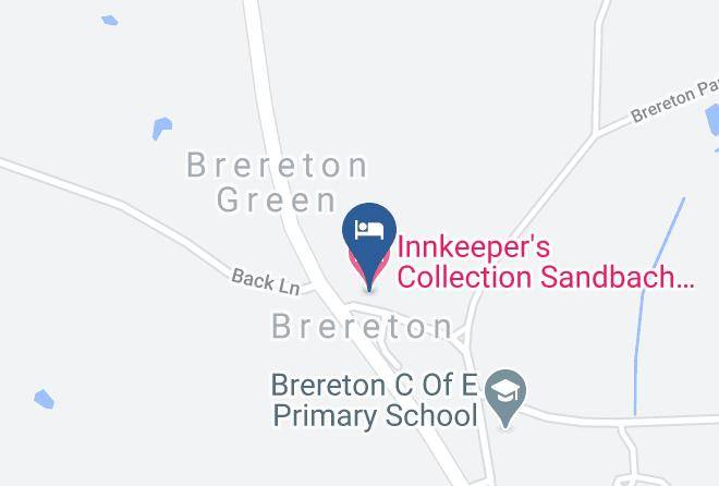 Innkeeper's Collection Sandbach Holmes Chapel Map