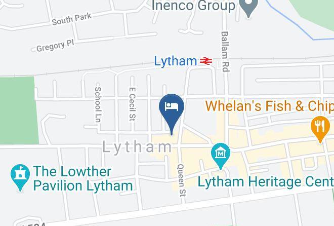 Lancs - Innkeeper S Lodge Innkeeper's Lodge Lytham St Annes Maps