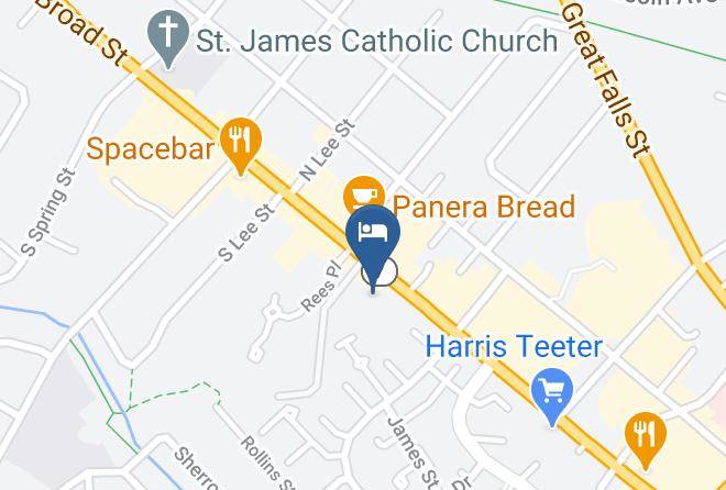 Falls Church City - Inns Of Virginia Falls Church Maps