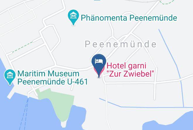 Vorpommern Greifswald - Hotel Garni Zur Zwiebel Maps
