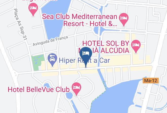 Baleares - Innside By Melia Alcudia Maps