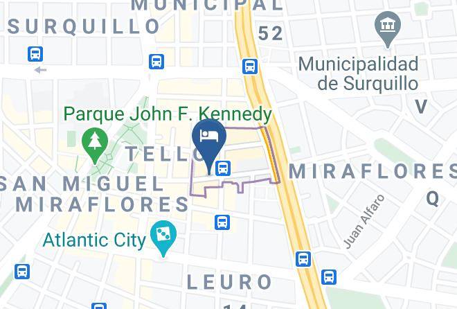 Miraflores - Innside By Melia Lima Miraflores Maps