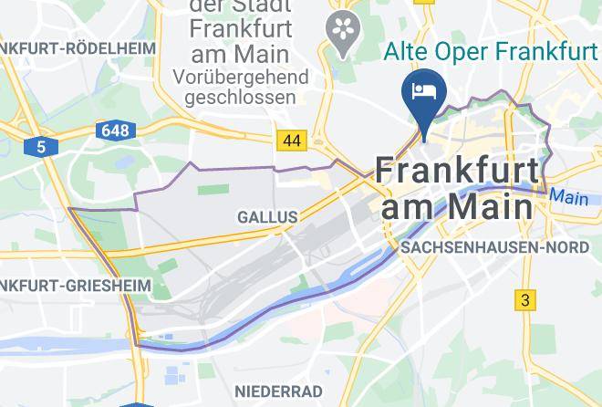 Innside Frankfurt Eurotheum Map