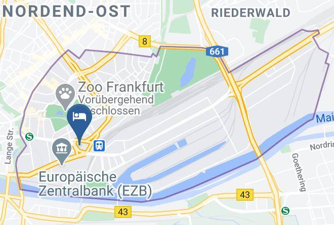 Frankfurt Am Main - Innside Frankfurt Ostend Maps