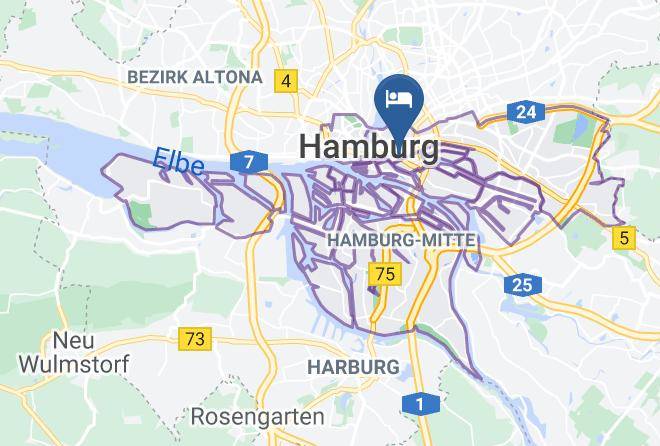 Stadt Hamburg - Innside Hamburg Hafen Maps