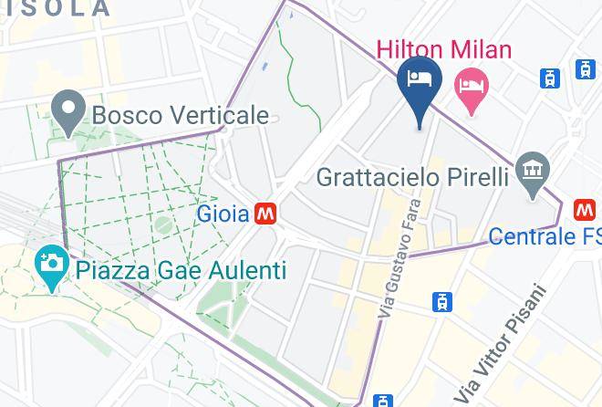 Milan - Innside Milano Torre Galfa Maps