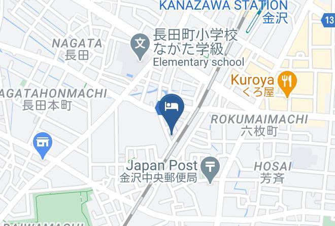 Inova Kanazawa Station Hotel Suite Map