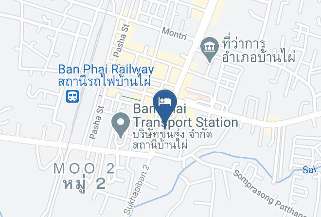 Amphoe Ban Phai - Inpawa Hotel Maps