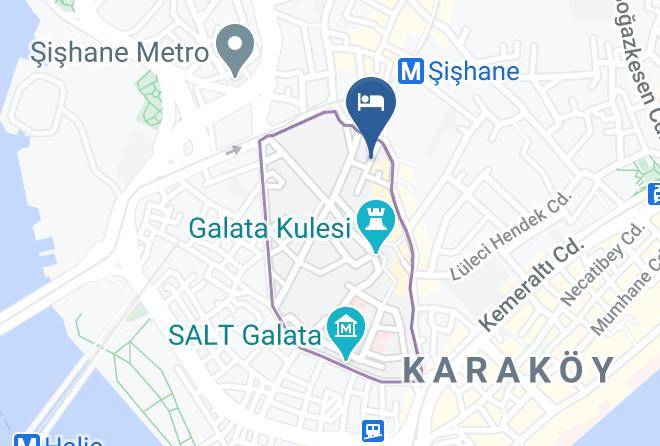 Beyoglu - Inqlusif Hotel Galata Maps