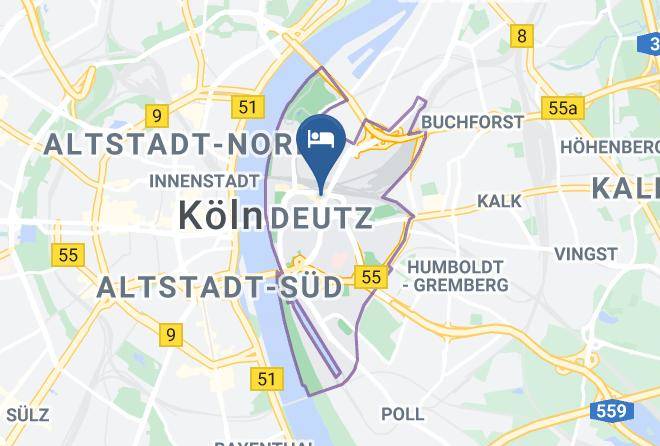Insel Hotel Koln Map