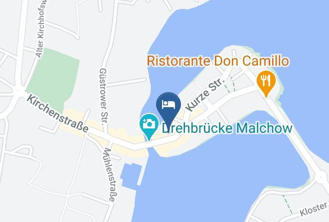 Mecklenburgische Seenplatte - Inselhotel An Der Drehbrucke Inh Anke & Olaf Bernhard Maps