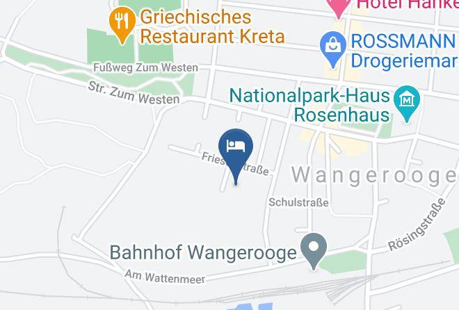 Friesland - Inselhus Ferienwohnungen Maps