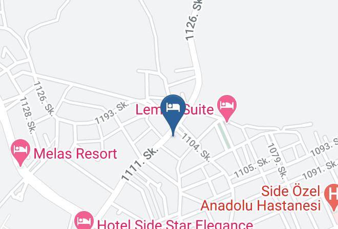 Manavgat - Inside Hotel Maps