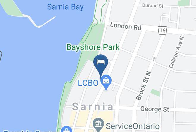 Lambton - The Insignia Hotel Sarnia Maps