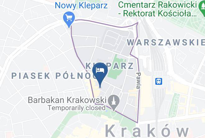 Cracow - Insom Cracow Old Town Krotka Maps