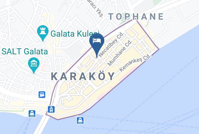 Beyoglu - Insta Rezidans Karakoy Maps