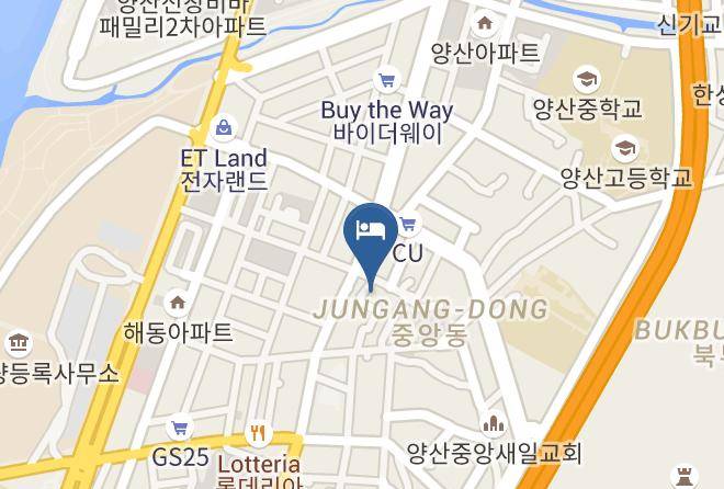 Yangsansi - Instar Hotel Yangsan Maps