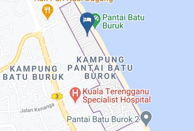 Kuala Terengganu - Intan Beach Resort Sdn Bhd Maps