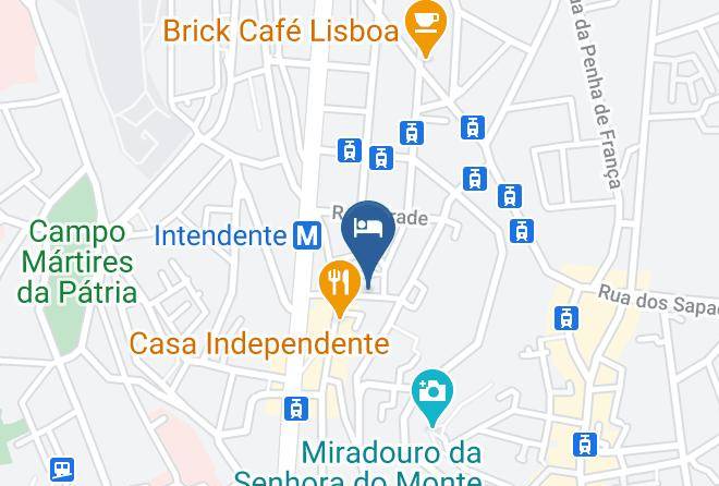 Lisbon - Intendente 1865 Maps