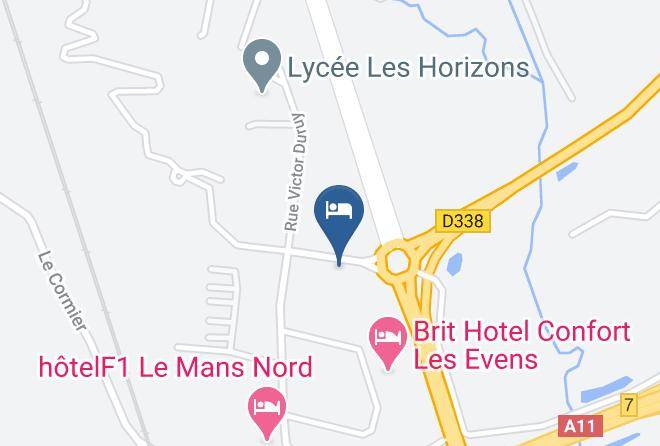 Sarthe - Hotel The Originals Alizea Maps