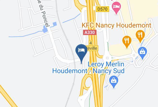 Meurthe Et Moselle - Inter Hotel Arcole Maps